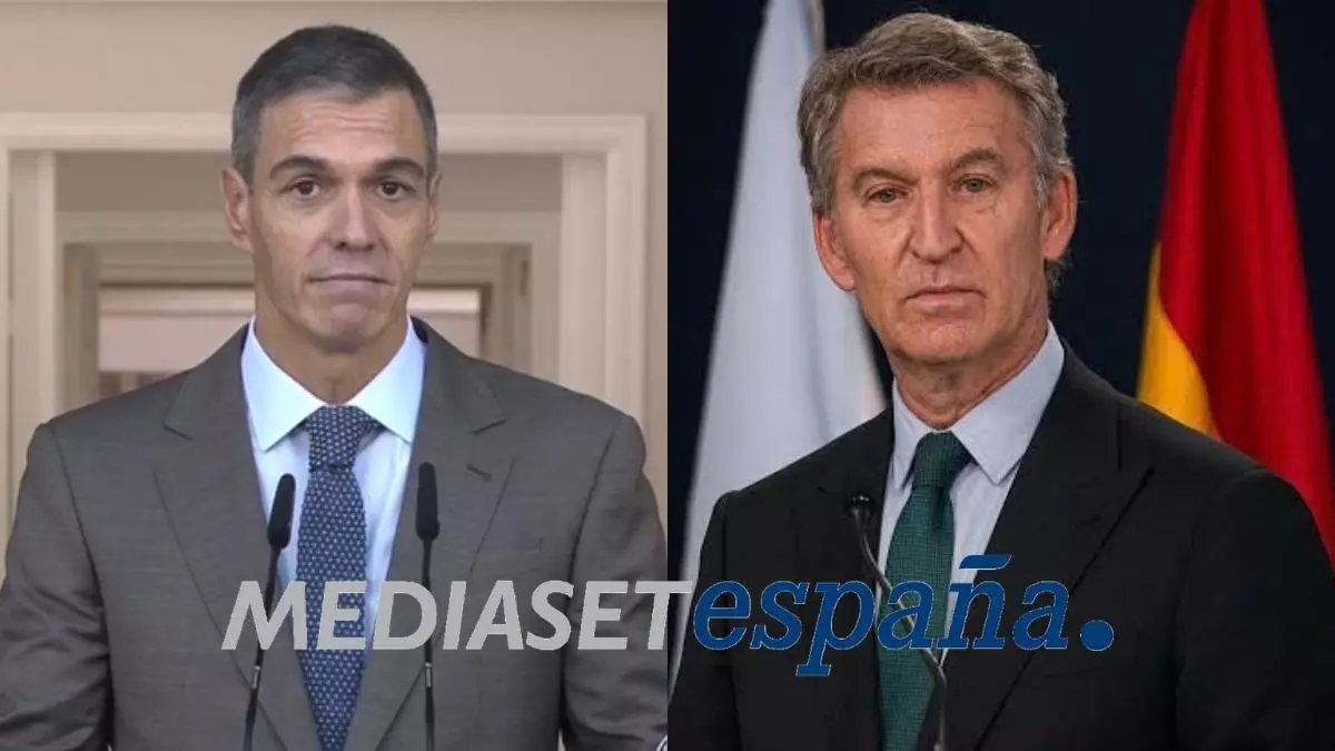 Mediaset se adelanta a Atresmedia y RTVE y propone un cara a cara entre Sánchez y Feijóo para las elecciones del 29N