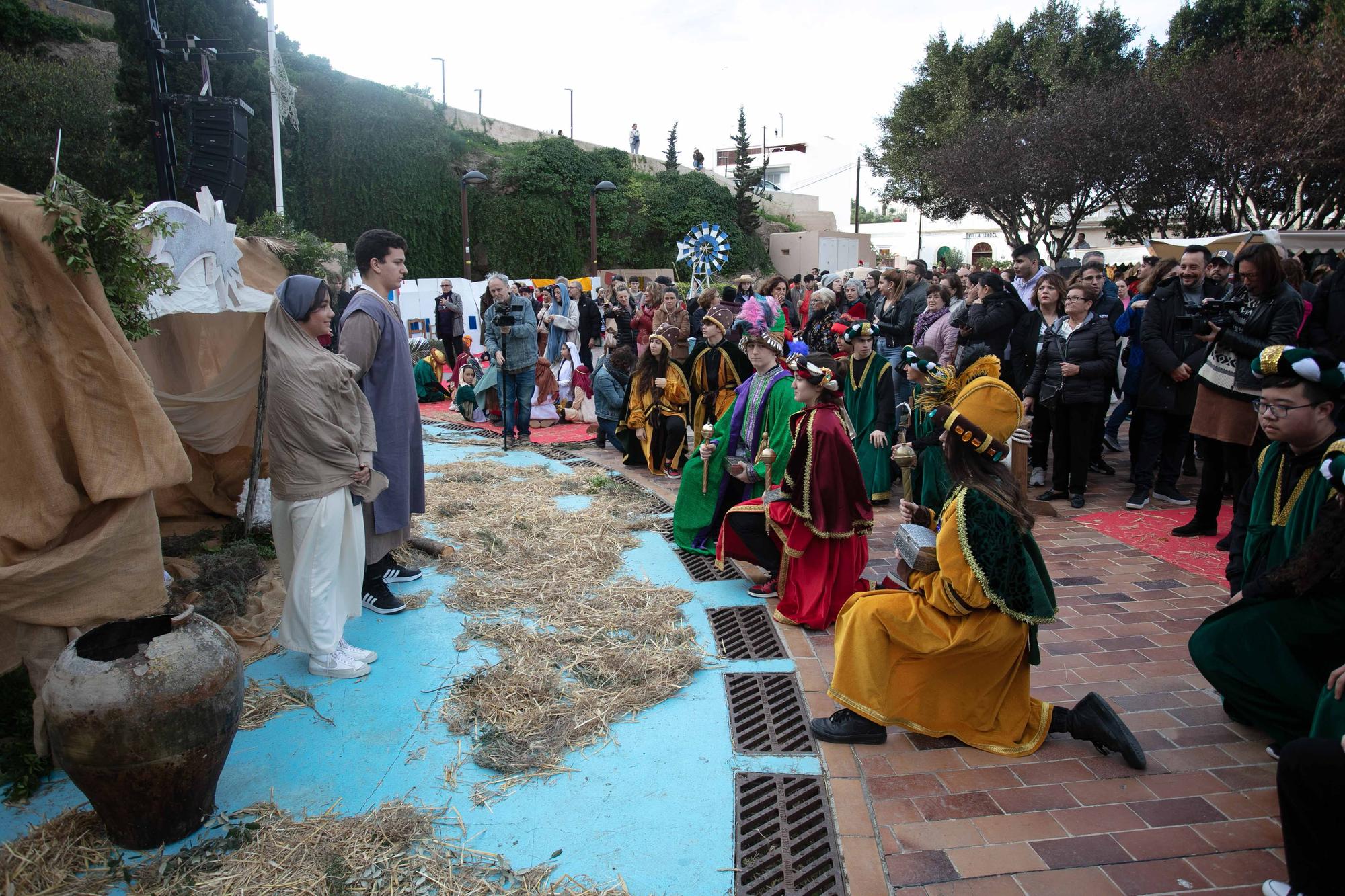 El belén viviente de la Consolación vuelve a las calles de Ibiza