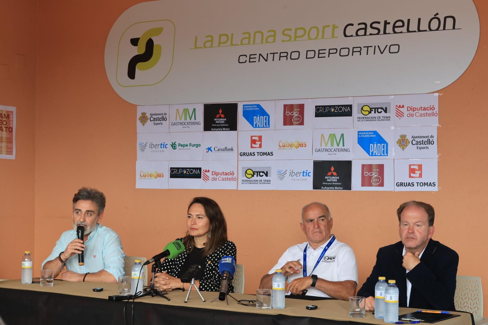 Presentación de los torneos de tenis y pádel de La Plana Sport Castellón