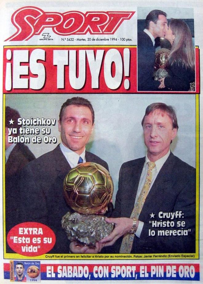 1994 - Stoichkov conquista su único Balón de Oro