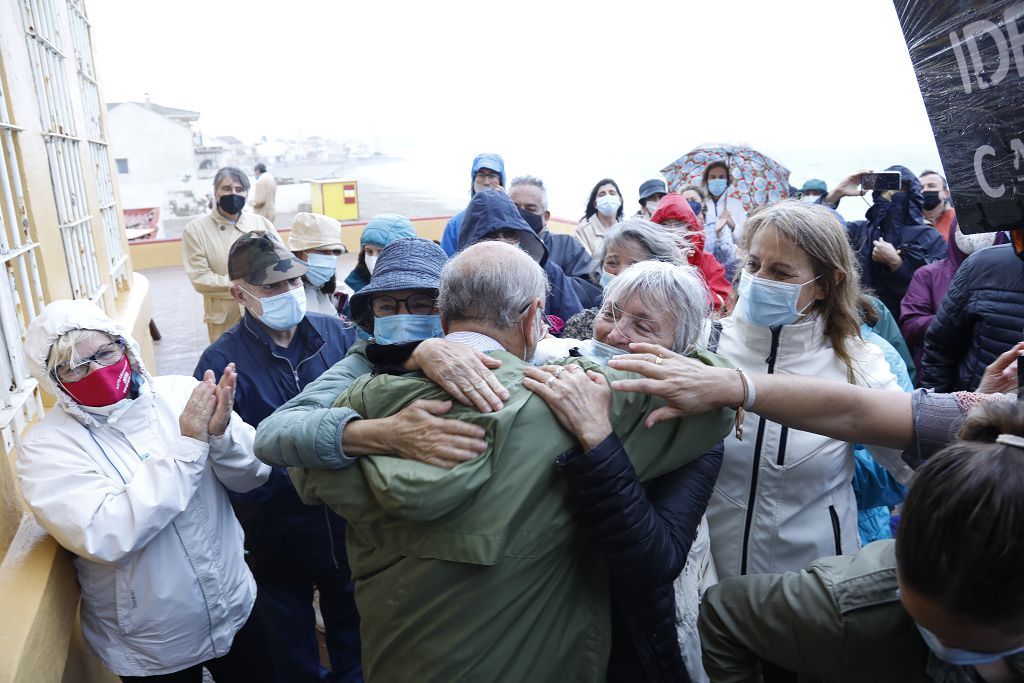 Impiden el desalojo de la vivienda de un jubilado en Cabo de Palos