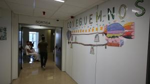 Puertas abiertas en la unidad de psiquiatría del Hospital Can Ruti de Badalona.