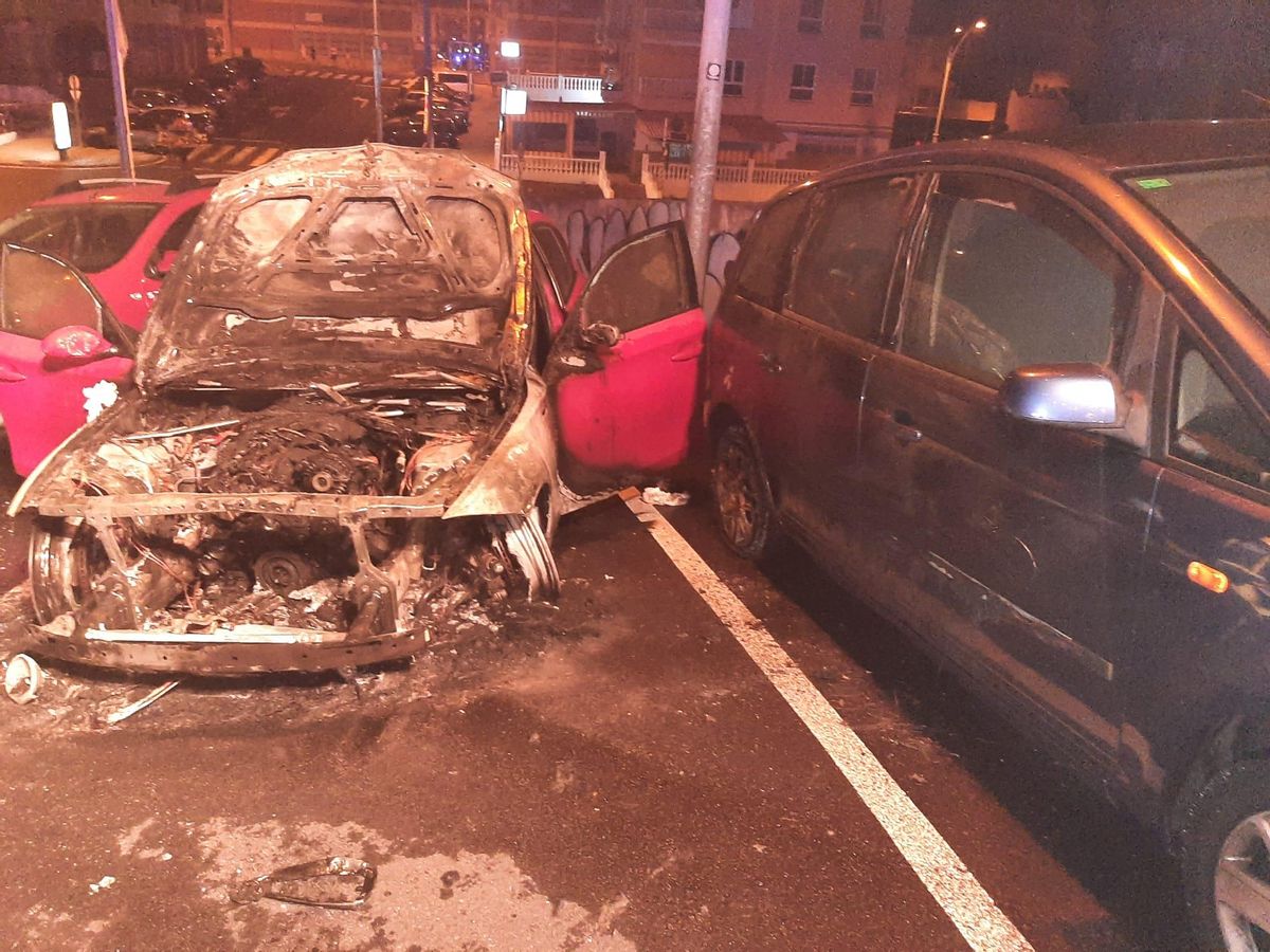 Segundo coche quemado en Los Realejos