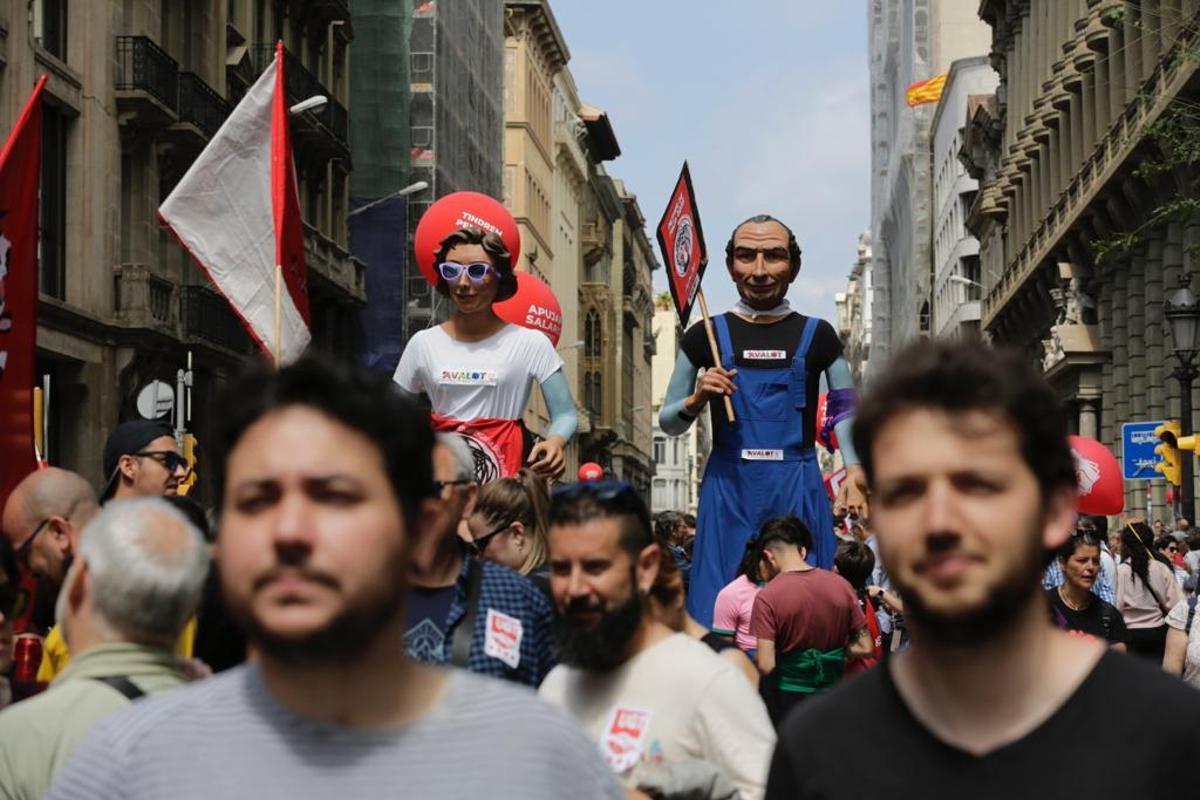 Primero de Mayo en Barcelona