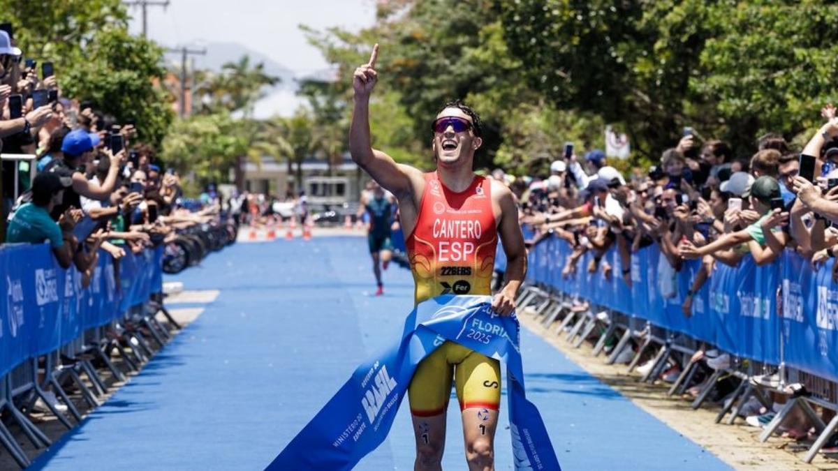 David Cantero ya es una realidad del triatlón