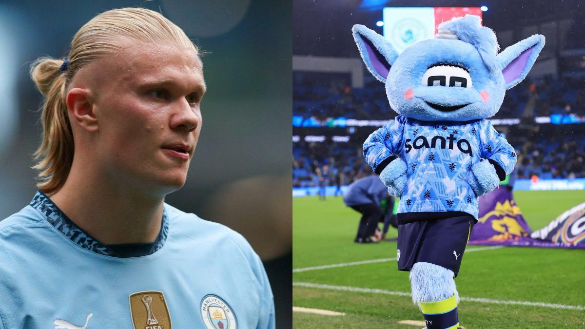 Haaland, acusado de presuntamente golpear a una mascota del Manchester City