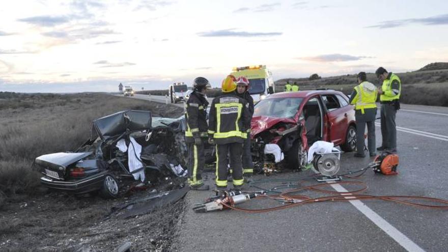 Dos muertos en accidentes en Santa Eulalia y La Almolda
