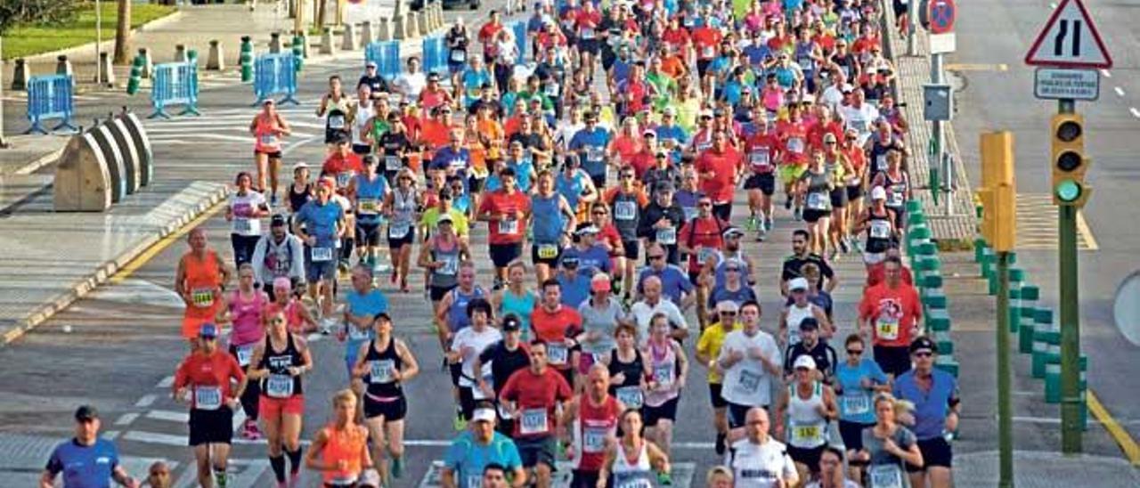 Participantes en una competición deportiva.