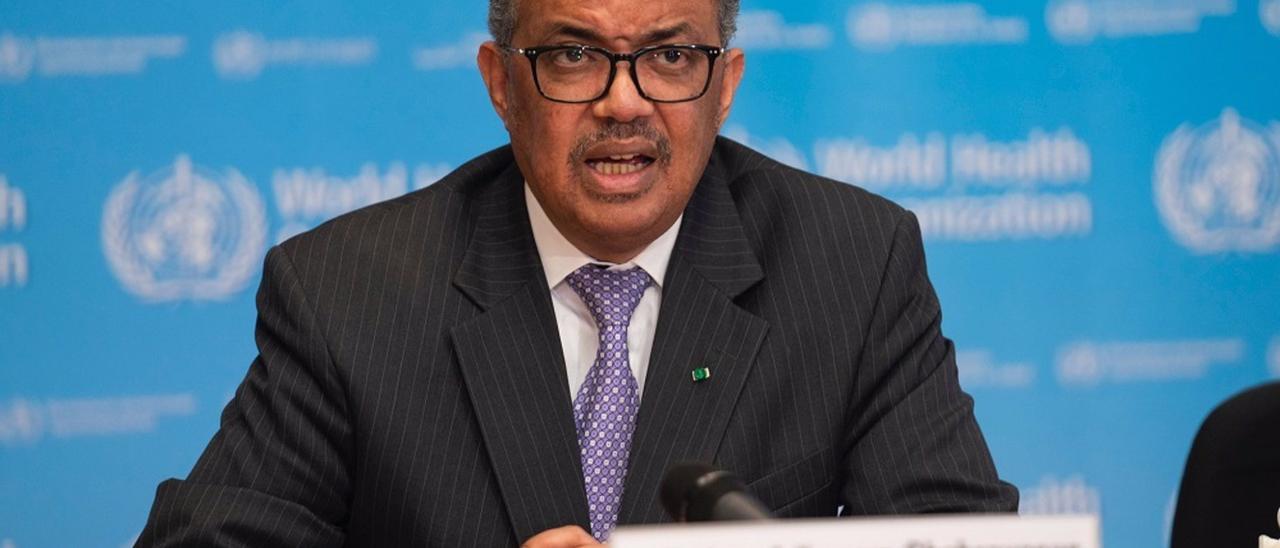 El director general de la Organización Mundial de la Salud (OMS), Tedros Adhanom Ghebreyesus.