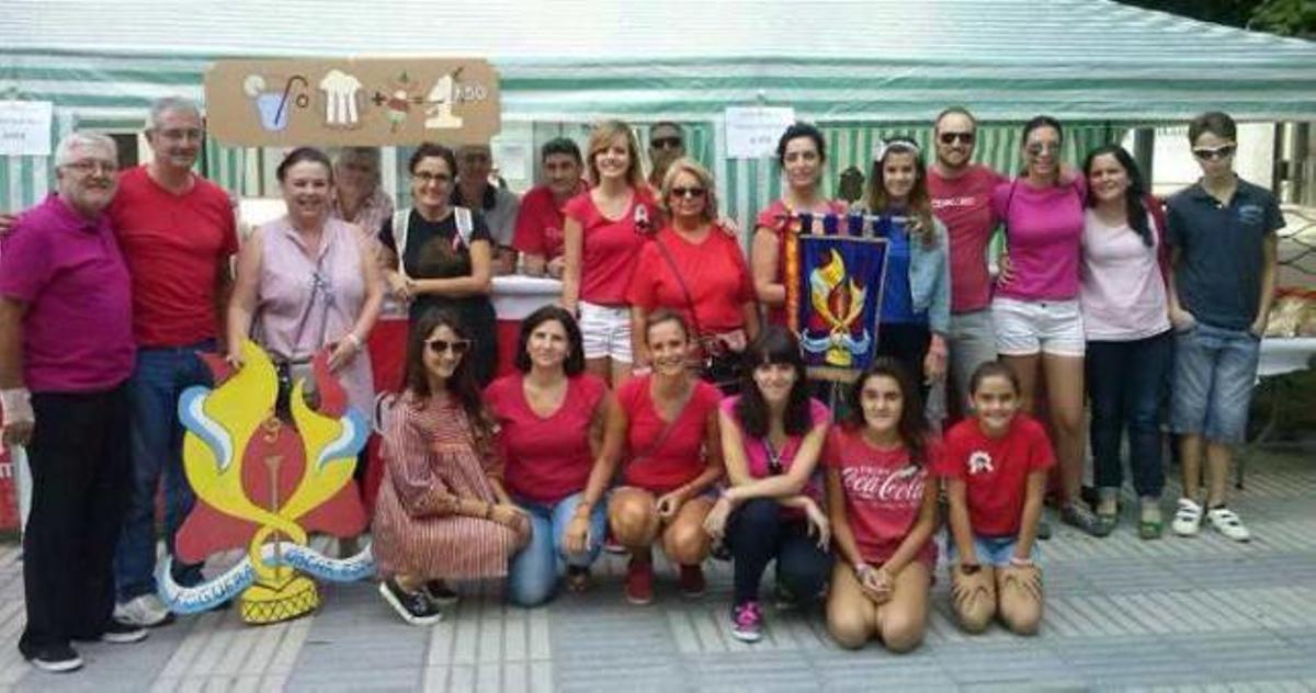 Una hoguera con música