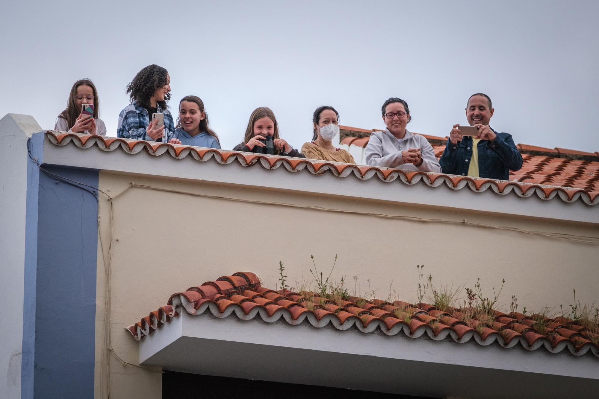 Visita del Rey y los presidentes de las comunidades a La Palma al acto de homenaje a los palmeros