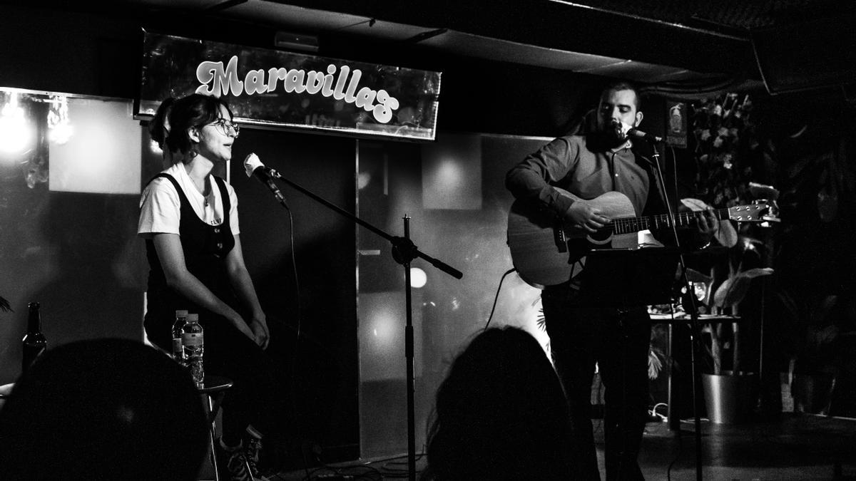 Ana Cerezuela y Ángel Calvo durante la presentación en Madrid.