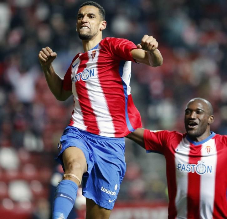 El partido de Copa entre el Sporting y el Valencia, en imágenes