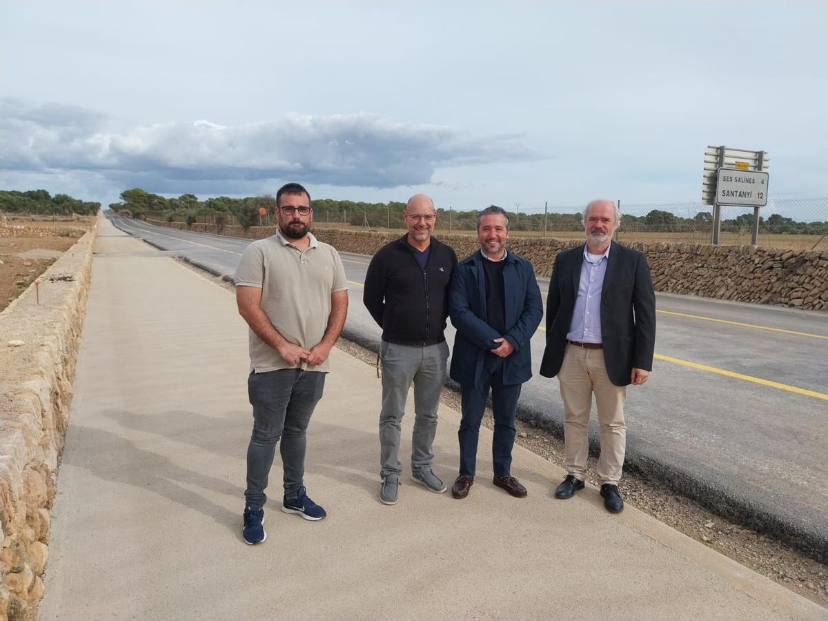 Carreteras en Mallorca: El Consell abre al tráfico de forma provisional la carretera de ses Salines a la Colònia de Sant Jordi