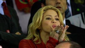 Escenes de Shakira vivint la final de la Copa del Rei amb tota l’emoció.