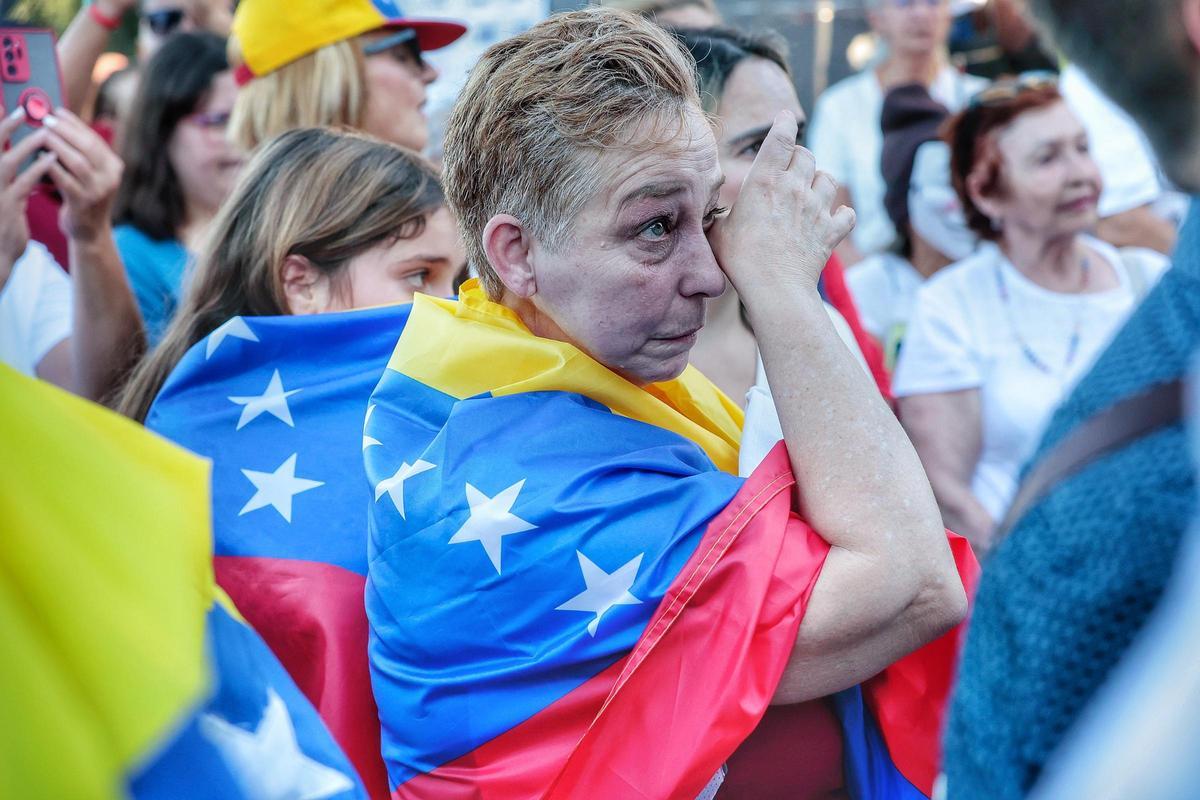 Una de las manifestantes en la movilización del pasado 17 de agosto en la capital tinerfeña.