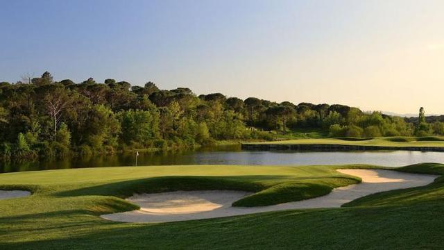 Forat 11 de l’Stadium Course del PGA Catalunya de Caldes, que aspira a la Ryder Cup del 2031. | STEVE CARR