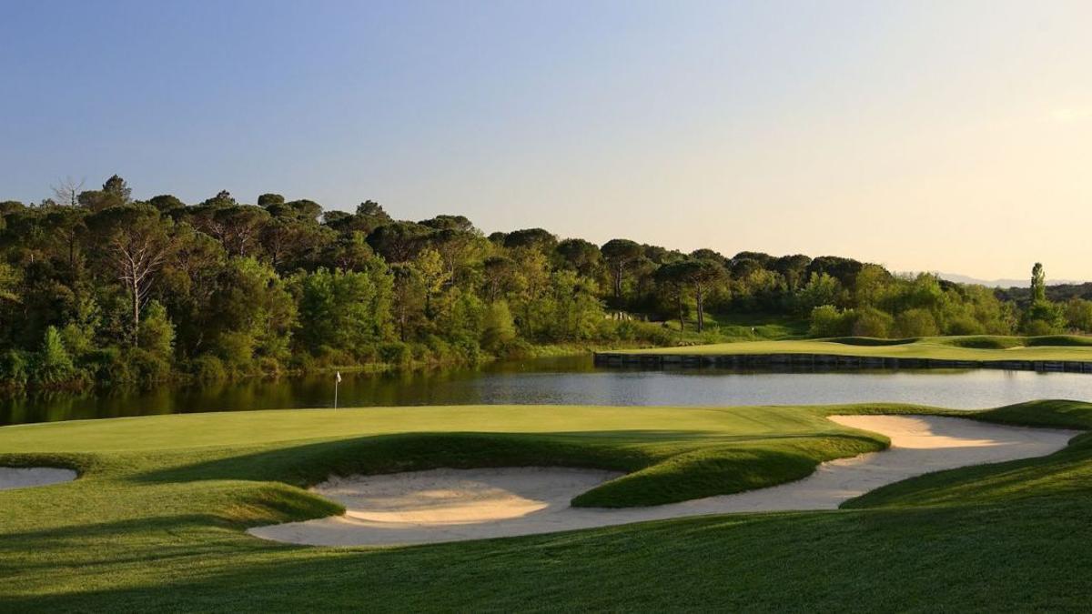 Forat 11 de l’Stadium Course del PGA Catalunya de Caldes, que aspira a la Ryder Cup del 2031.