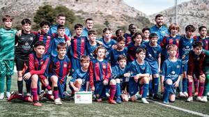 El equipo sub-12 del Barça que participa en el MIC