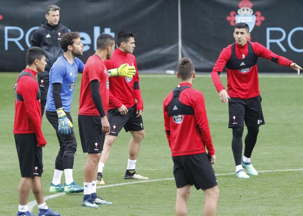 Último entrenamiento del Celta antes de vsitar el Bernabéu // Alba Villar