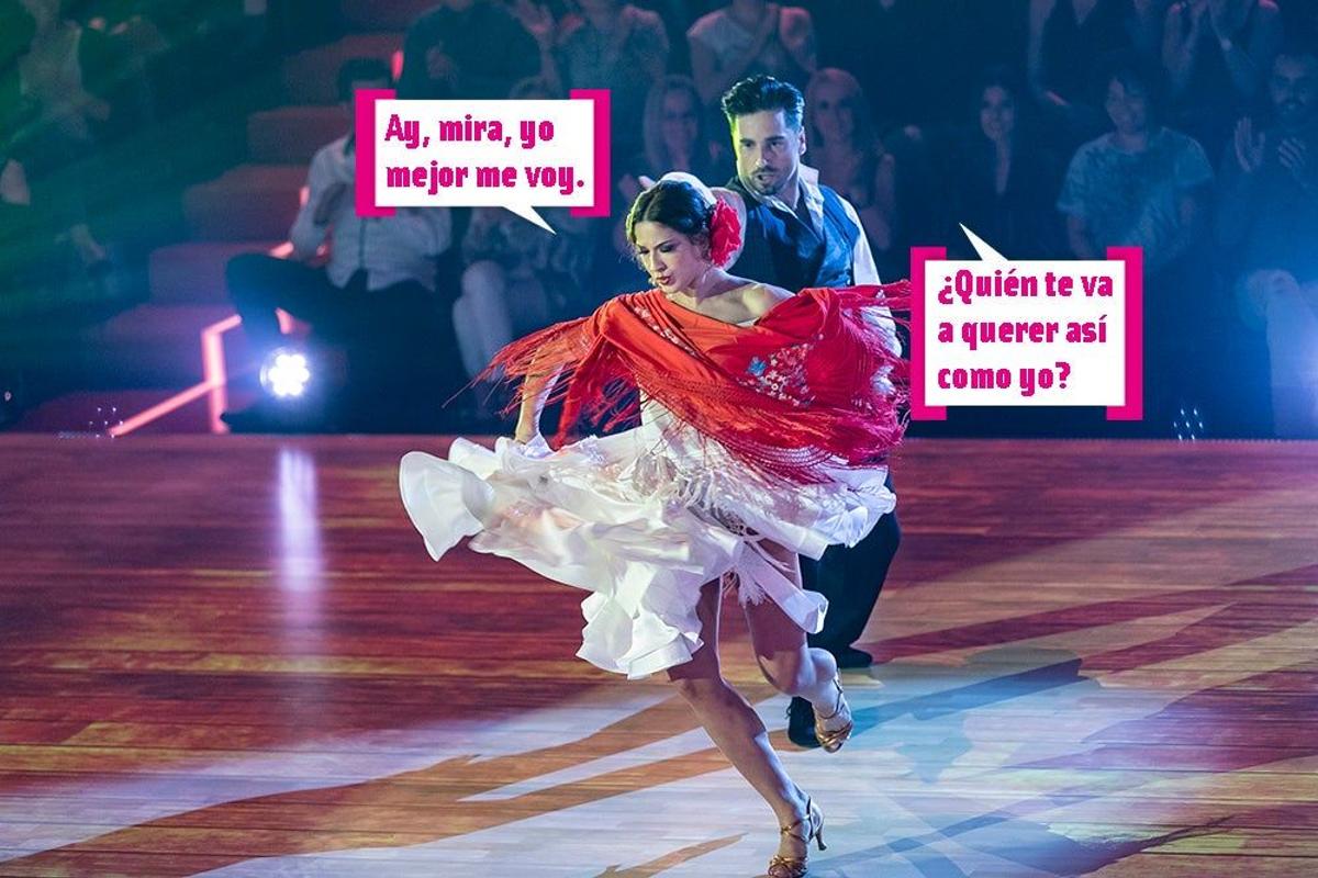 Yana Olina no acaba de ver lo del pasodoble...