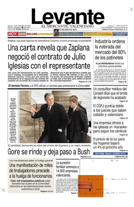 Las portadas de Zaplana