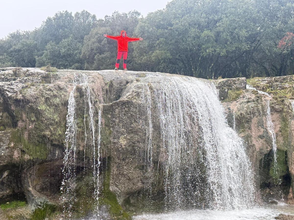 Cascada de agua en la Subbética cordobesa