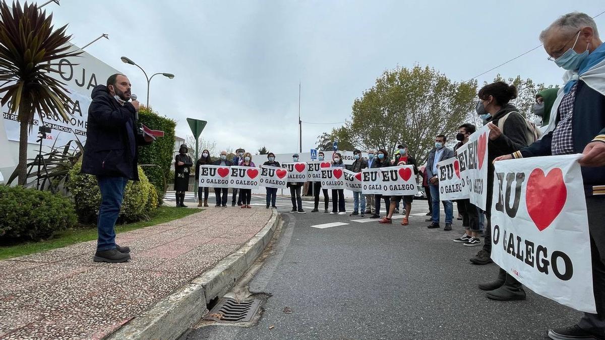 Protesta celebrada el año pasado, también convocada por la Mesa