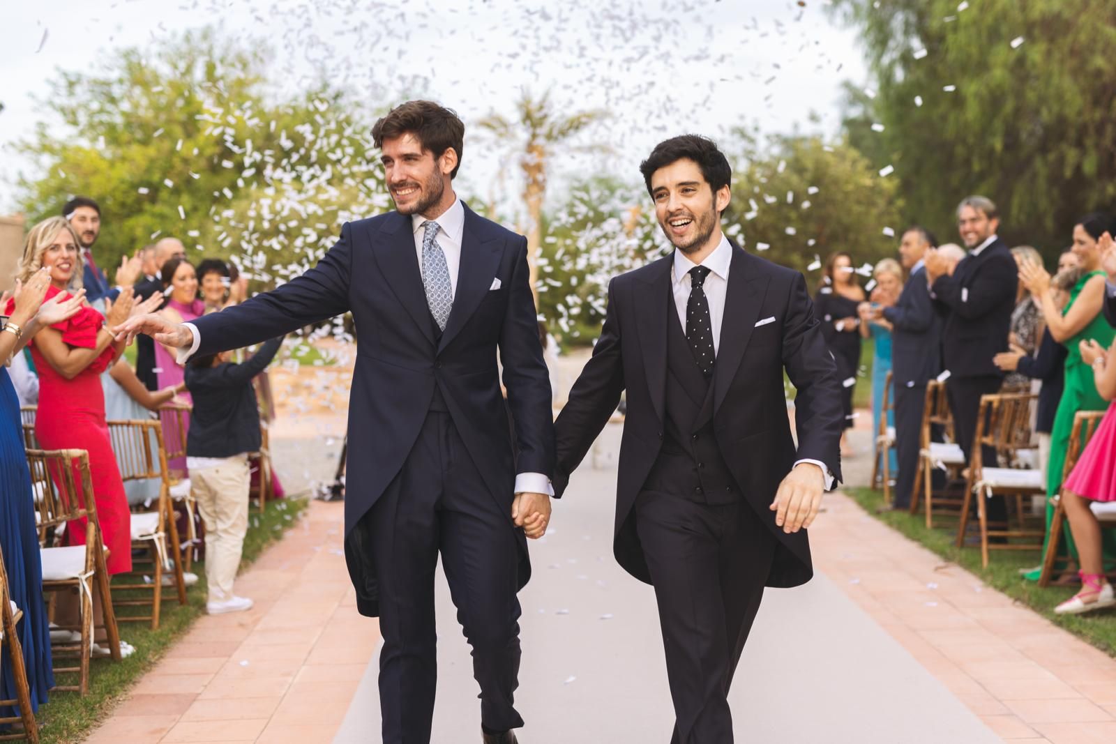Las imágenes de la boda de Juan Carlos Caballero y Javier Zamora
