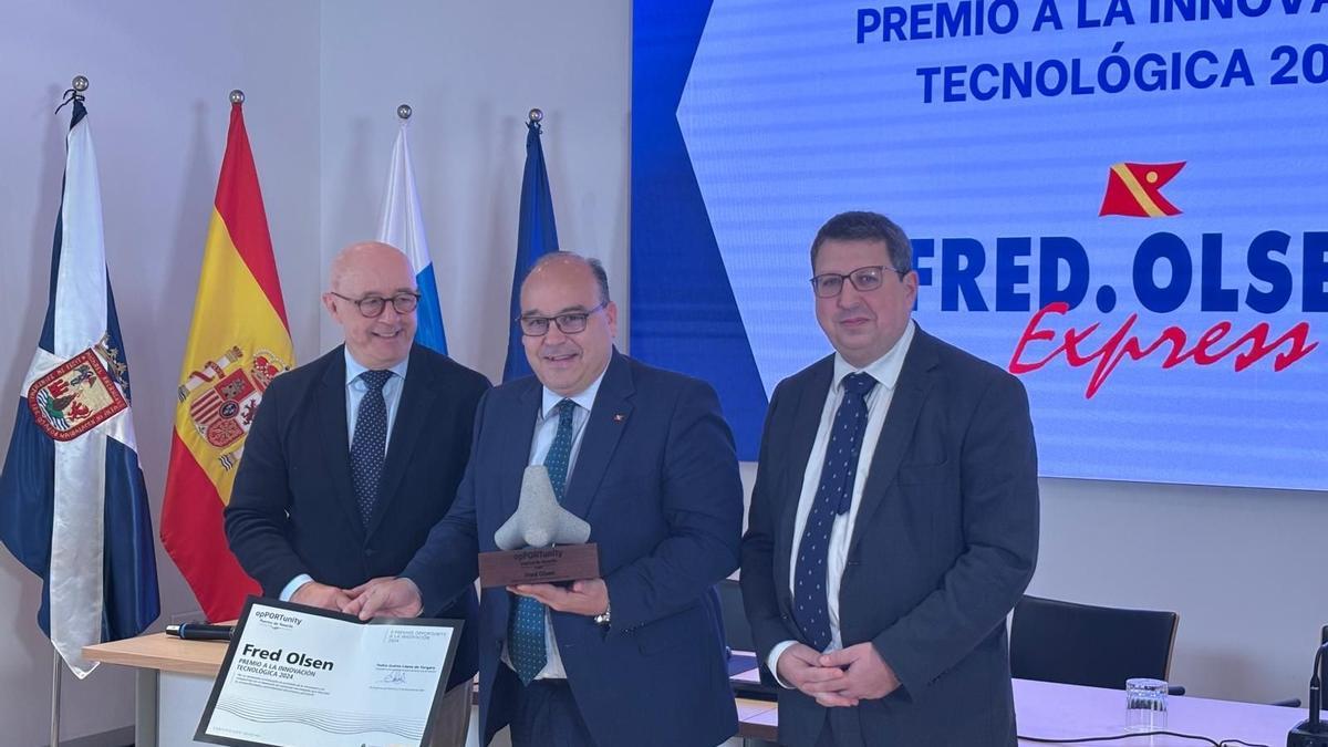 Fred. Olsen Express es reconocida con el premio opPORTunity a la Innovación Tecnológica