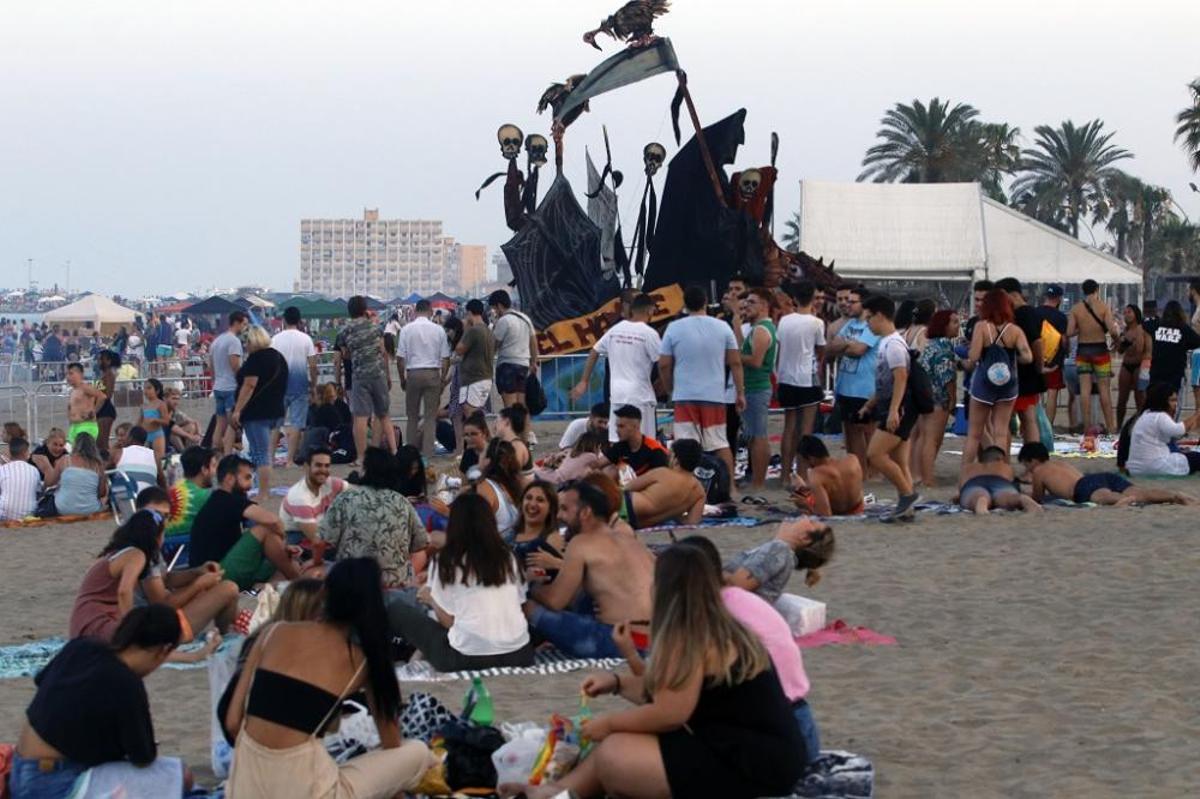 Las playas de Málaga celebran la noche de San Juan
