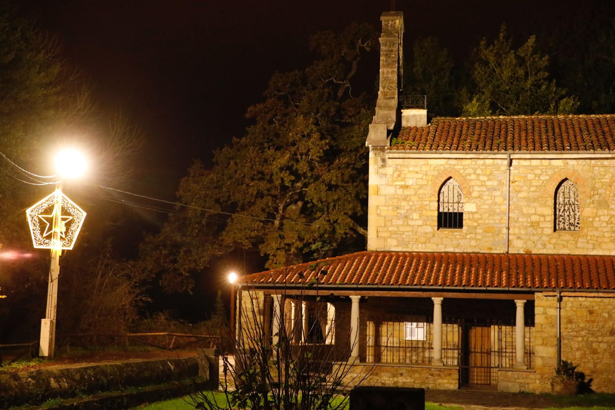 En imágenes: La iluminación en la zona rural de Gijón