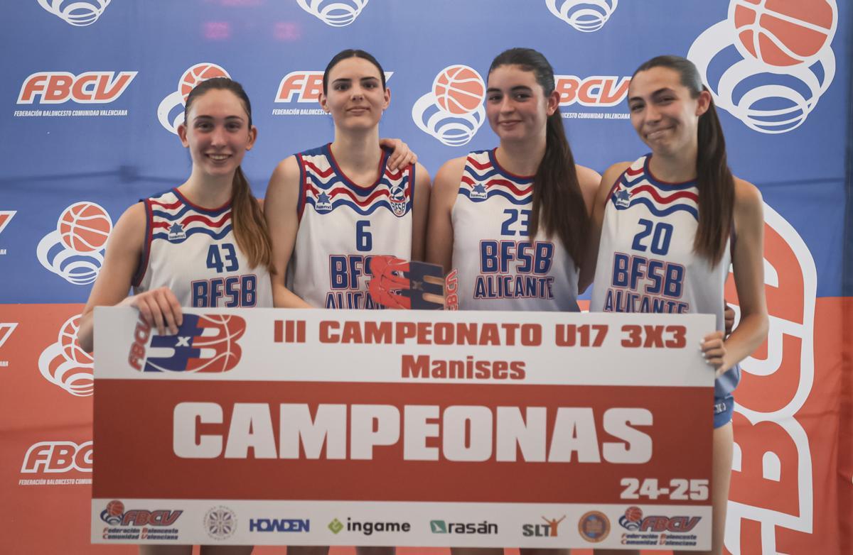 El CB San Blas Alicante ganó la competición femenina del III Campeonato U17 3×3.