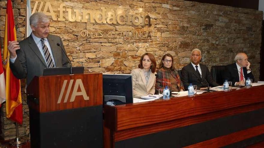 Albino Rodríguez, Ana Molés, Beatriz Colunga, Tomás Eloy Palacios y José Luis Díez. // Alba Villar