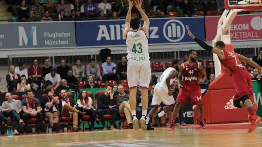 El Unicaja perdió el miércoles su tercer partido seguido fuera de casa en Múnich.