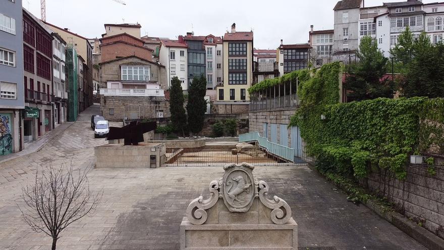 El Casco Viejo de Ourense languidece a vista de pájaro