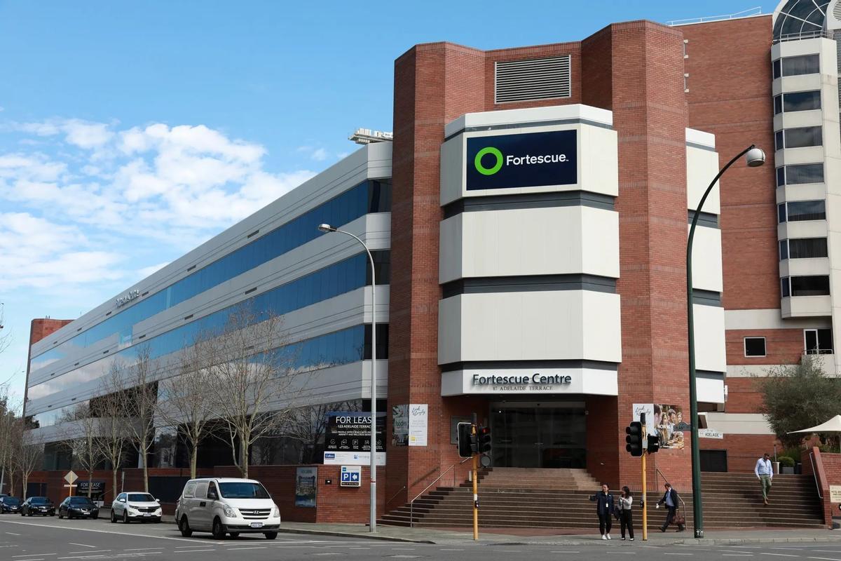 Sede de la empresa minera, que busca las emisiones cero para 2030