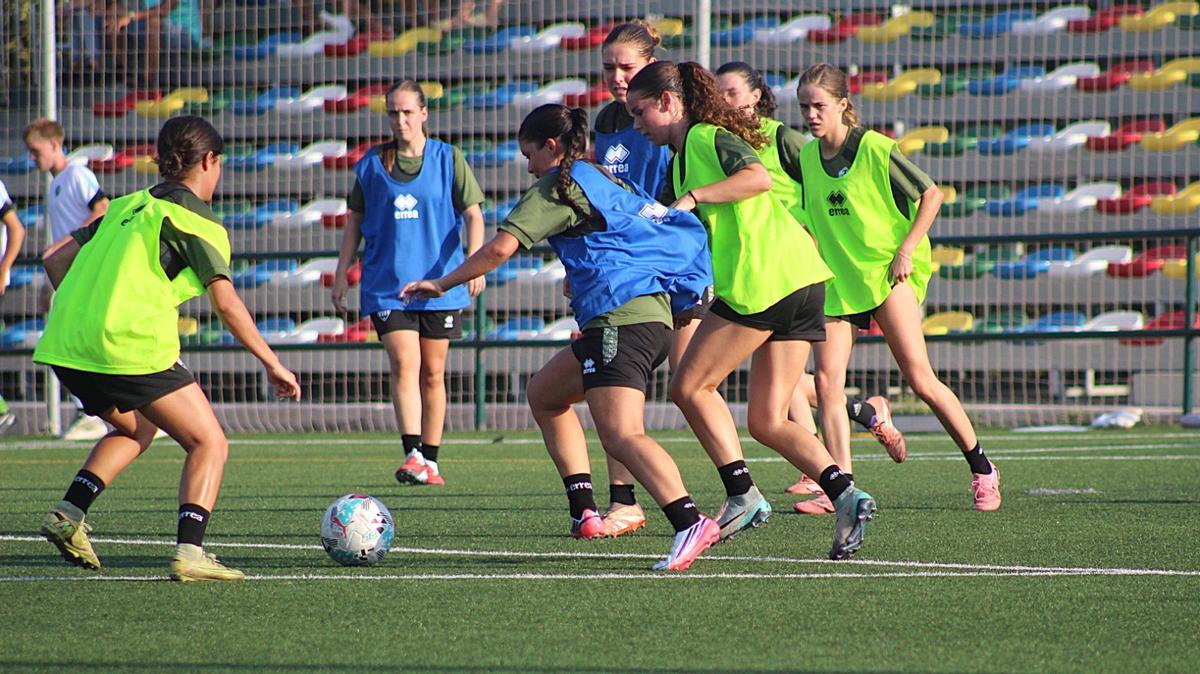 Imagen durante un amistoso durante la pretemporada.