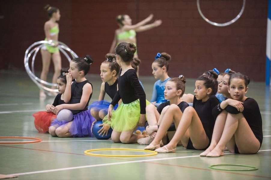 Exhibición de la Escuela de gimnasia rítmica