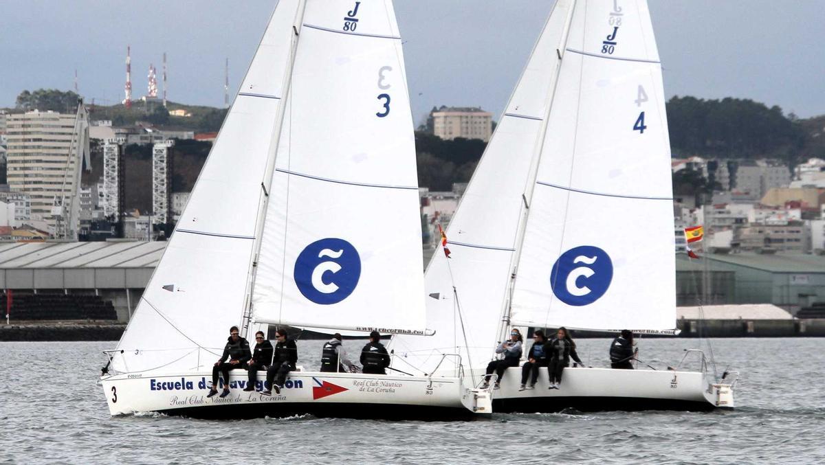 Los equipos de los náuticos de A Coruña y Vigo ocuparon las dos primeras plazas.