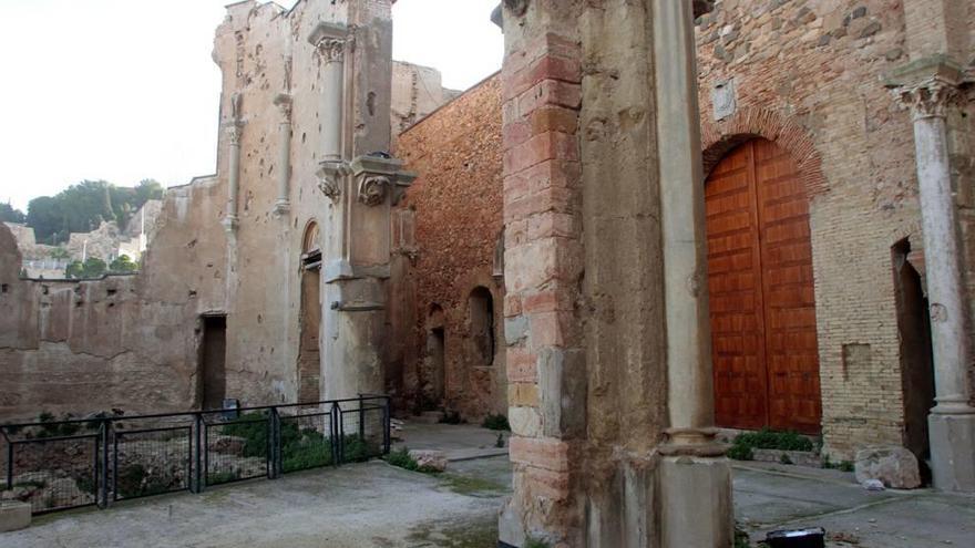 Estado que presenta el templo de Santa María la Mayor.