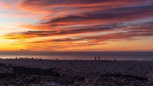 Amanecer en Barcelona