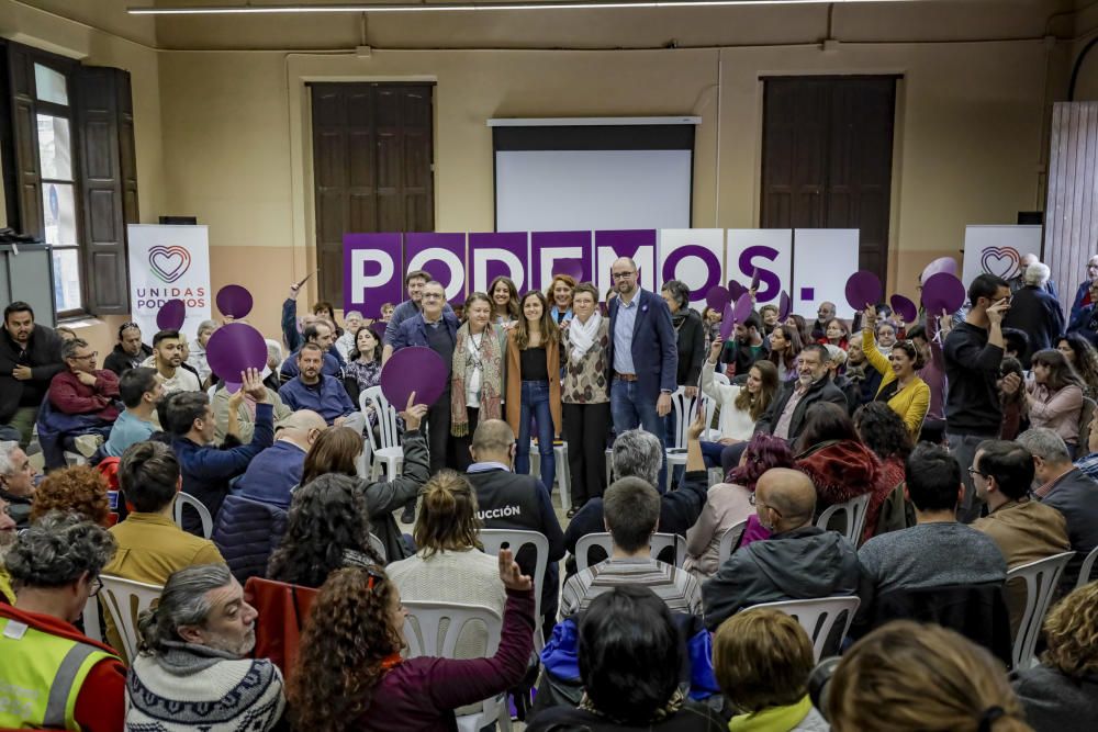 Podemos de Baleares presenta a sus candidatos a las elecciones