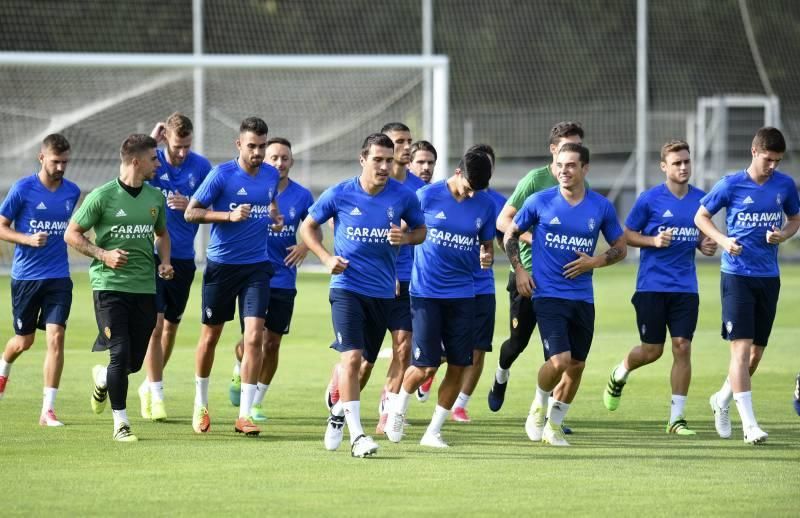 Primer entrenamiento del Real Zaragoza