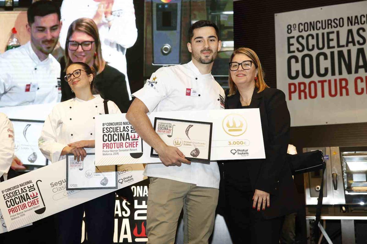 Pablo Boillos, ganador de la octava edición del concurso de cocina Protur Chef.
