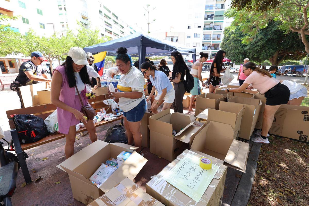 Galería: Recogida de donaciones en Ibiza para los damnificados por el terremoto en Venezuela