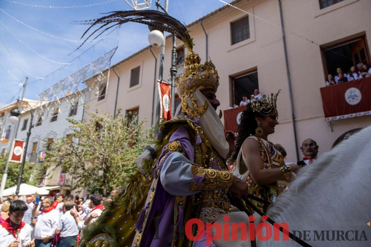 Moros y Cristianos en la mañana del dos de mayo en Caravaca