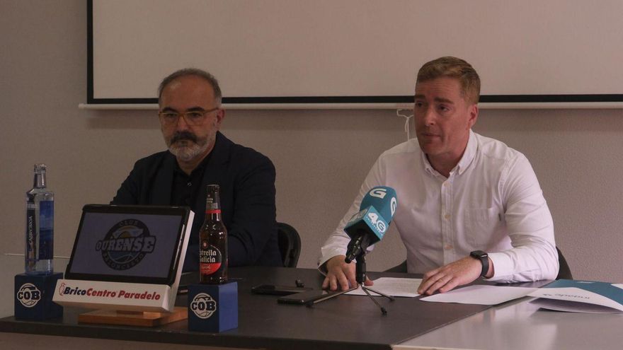 Diego González Regueira, durante su primera rueda de prensa como presidente del COB. | Roi Cruz
