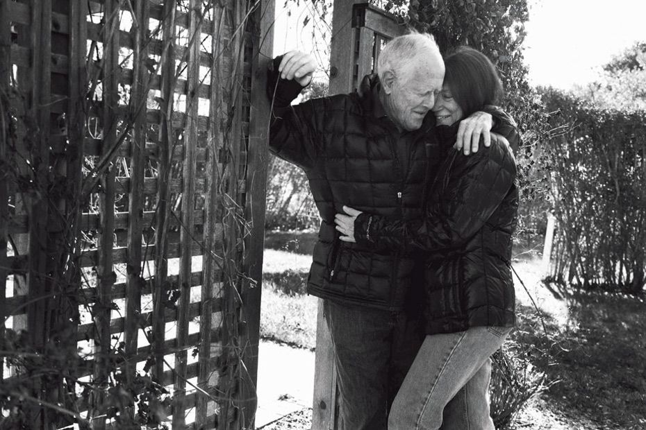 James Salter y su viuda, la también escritora Kay Eldredge