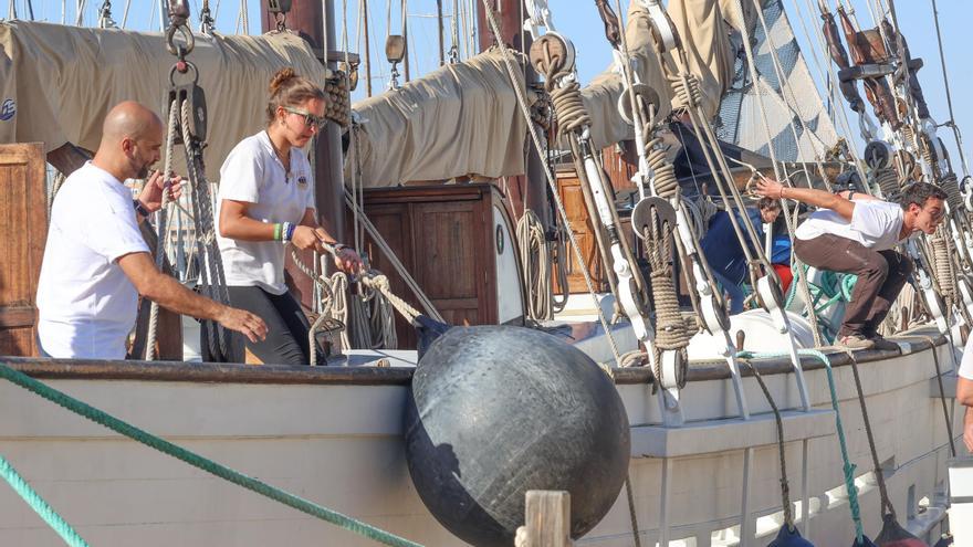 El velero histórico Pascual Flores regresa a Torrevieja y estará en Marina Salinas hasta el 17 de enero